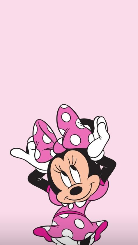 Minnie Mouse Pink Wallpapers, Minnie Mouse Aesthetic Wallpaper, Drawing Minnie Mouse, Pink Mickey Mouse, Minnie Mouse Drawing, Mouse Images, Mickey Mouse Wallpaper Iphone, Images Hello Kitty, Minnie Mouse Images