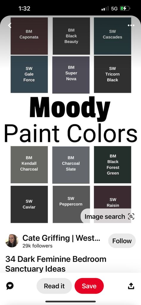 Storms In Paris Paint Color Bedroom, Dark Wall Colors For Living Room, Storms In Paris Paint, Storms In Paris Paint Color, Storms In Paris, Painting Rooms, House Paint Interior, Dark Wall, Bedroom Paint Colors