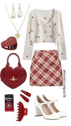 #fashion, #style, #outfitinspiration, #beauty ,#outfitsideas ,#trendyoutfits ,#falloutfits ,#winteroutfits ,#summeroutfits Different Body Sizes, Red And White Outfits, Aesthetic Ootd, Outfit Looks, Two Friends, Easy Trendy Outfits, Friends Show, Looks Chic, Red Outfit