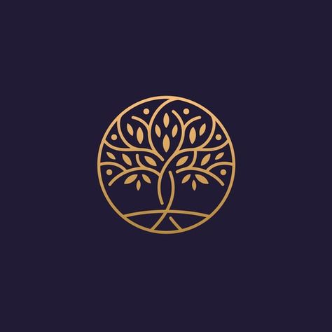 Discover Design Ideas & Graphic Design Inspiration | 99designs Tree Of Life Logo Design, Garden Logo Design Ideas, Tree Logo Design Inspiration, Creativity Logo, Tree Logo Ideas, Tree Design, Tree Logo, Tree Of Life Logo, Tree Logo Design