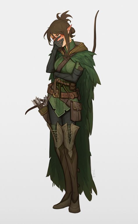 Ranger Dnd, Dnd Druid, Elf Ranger, Dnd Elves, Elf Characters, Elf Druid, Female Elf, Forest Elf, Dungeons And Dragons Characters