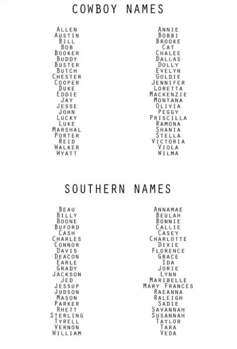 Western Baby Names, Baby Names Girl, Southern Names, Country Baby Names, Southern Baby Names, Southern Baby, Unisex Baby Names, Unique Girl Names, Sweet Baby Names