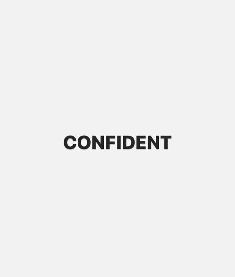 White background with word “CONFIDENT” in caps in black bolded letters Vison Bored 2024 Love, Stylish Vision Board, Pictures To Put On Vision Board, 2024 Inspiration Board, Vision Board For Athletes, Physical Appearance Vision Board, Words Vision Board, Vision Board Communication, Dreamboard Visionboard 2024