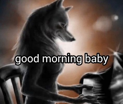 Good Morning Baby, Worst Tattoos, Alpha Werewolf, Alpha Wolf, From Tiktok, Goofy Pictures, Silly Images, 웃긴 사진, Very Funny Pictures