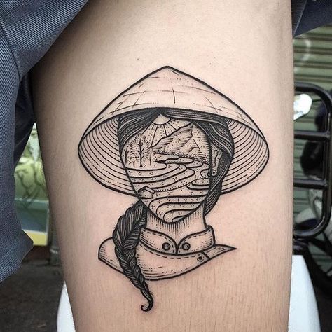 Bw Tattoo, Soft Tattoo, Vietnam Tattoo, Wife Tattoo, Tatoo Inspiration, Asian Tattoos, Instagram Tattoo, Knee Tattoo, Best Tattoo