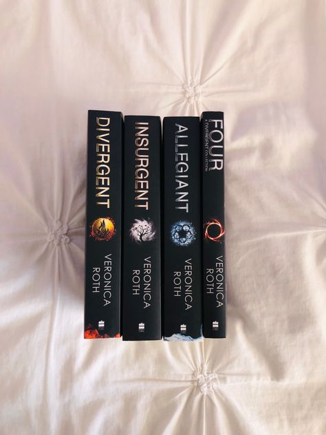 The full Divergent book series. Including Divergent, Insurgent, Allegiant and the prequel Four.
author: Veronica Roth

#divergent #divergentseries #insurgent #allegiant #four #tris #fourtris #veronicaroth #books #bookshelf #dystopianbooks #dystopian #teenbooks #booktok #bookrecomendations #bookshelf #bookstagram #booklovers #aesthetic The Divergent Series, Dystopian Books Aesthetic, Dystopian Book Aesthetic, Divergent Bookmarks, Dystopian Books For Teens, Divergent Book Aesthetic, Divergent Book Cover, Divergent Series Books, Dystopian Girl