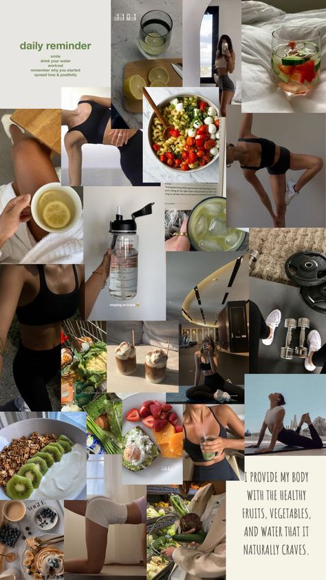 Nutritionist Aesthetic, Healthy Lifestyle Aesthetic, Healthy Aesthetic, Studera Motivation, Fitness Vision Board, Bongos, Healthy Food Motivation, Fitness Photos, Lifestyle Aesthetic