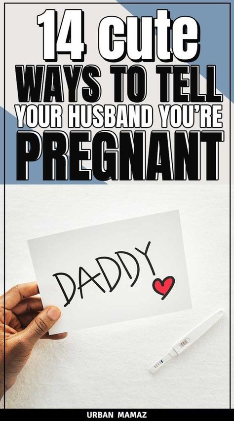 Pregnancy Announcement Ideas to Husband - Urban Mamaz Blog Your husband will be the first person to know when you are pregnant. Since you get to tell him only once, you have the opportunity to surprise him with the big news. Some of the creative and fun ways to announce your pregnancy to your husband include - read more> #pregnancyannouncement #pregnancyannouncementideas Tell Husband Pregnant, Husband Pregnancy Reveal, Pregnancy Husband, Surprise Pregnancy Announcement, Baby Announcement To Husband, Pregnancy Ideas, Pregnancy Announcement Ideas, Creative Pregnancy Announcement, Third Pregnancy