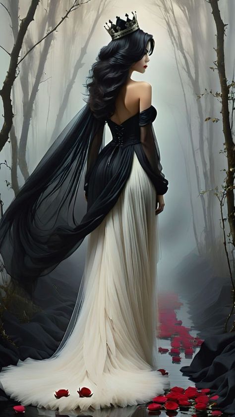 Gothic Fantasy Goddess Void Goddess, Art Goddesses, Fantasy Goddess, Gothic Images, Dark Queen, Gothic Fantasy Art, Book Things, Art Dark, Fantasy Art