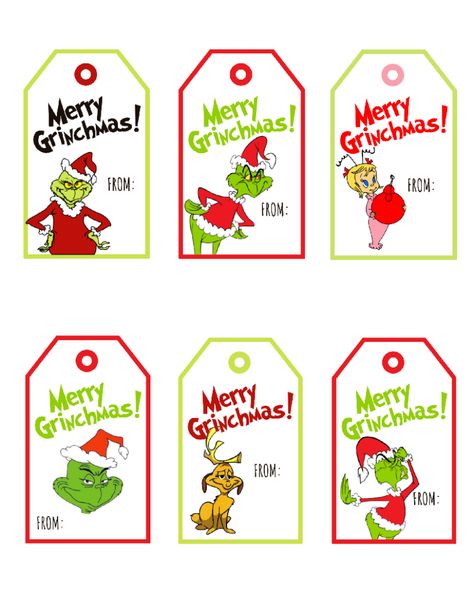 Free Printable Grinch Christmas Gift Tags | Baking You Happier Free Printable Grinch, Immagini Grinch, O Grinch, Free Christmas Tags, Free Christmas Tags Printable, Christmas Gift Tags Free, Grinch Crafts, Grinch Decorations, Grinch Christmas Party