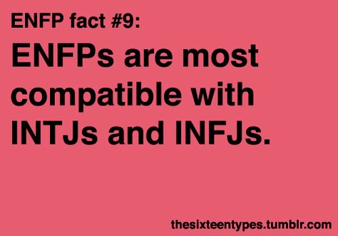 ENFP.  Shows what they know... Scottie is an ENFP, and I'm an ENFJ.  Booyah Myers Briggs, we're madly in love.  LOL!!! Esfj Facts, Isfp Infp, Esfj Personality, Enfp And Infj, Enfp Personality, Intj And Infj, Enfp T, Intj Intp, Intj Personality