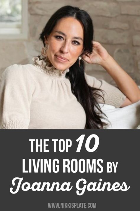 10 Best Living Rooms By Joanna Gaines from Fixer Upper - Nikki's Plate Stile Joanna Gaines, Joanna Gaines Style Decorating, Joanna Gaines Living Room, Joanna Gaines Decor, Joanna Gaines Style, Modern Farmhouse Living, Living Room Renovation, Bad Inspiration, Modern Farmhouse Living Room