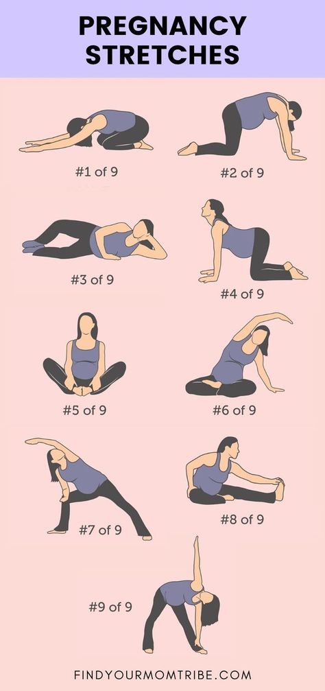 Prenatal Yoga Stretches, Prenatal Stretches For Labor, Pilates Pregnancy Workout, Stretches For Pregnant Women, Pregnancy Yoga For Beginners, Swimming Aerobics, Pregnancy Stretching, Prenatal Stretches, Prenatal Exercises