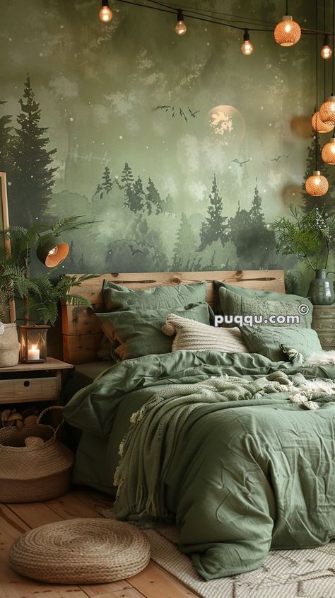 Woodland Themed Bedroom, Forest Bedroom Ideas, Forest Themed Bedroom, Themed Bedroom Ideas, Woodland Bedroom, Fairytale Bedroom, Forest Bedroom, Forest Room, Whimsical Bedroom