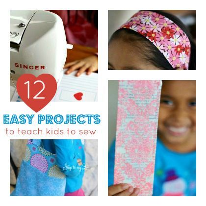 12 Easy Sewing Projects for kids or beginners! Some great #DIY items for shoeboxes! Easy Sewing Projects For Kids, Timetable Ideas, Study Timetable, Nails Tools, Rock Border, Teaching Sewing, Kids Sewing, Edging Ideas, Club Ideas