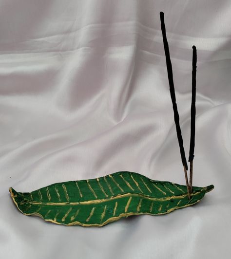 Incense sticks, clay art, leaf, incense sticks holder, diy, Diwali Easy Clay Incense Holder, Leaf Incense Holder, Incesence Holder Clay, Air Dry Clay Insence Holder, Insence Holder Diy Clay, Inscent Holder Diy, Insence Holder Ideas Clay, Diy Insence Holder, Diy Incense Holder Easy