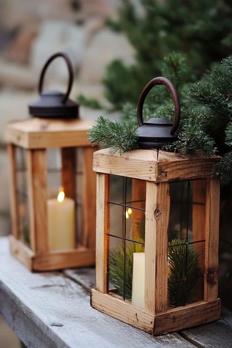 "Craft charming DIY Rustic Wooden Lanterns for a cozy atmosphere! 🕯️✨ #DIYProjects #LanternDIY #RusticDecor" Diy Wood Lanterns, Wooden Lanterns Diy, Wood Projects Easy, Candle Stick Decor, Wood Projects For Kids, Wood Lantern, Cool Wood Projects, Wooden Lanterns, Easy Wood Projects