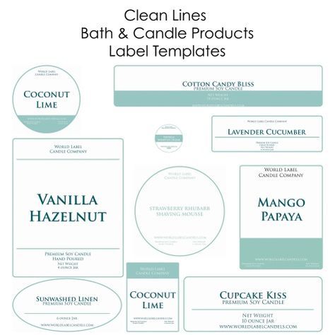 Free Candle Labels, Soap Labels Template, Diy Candle Labels, Soap Business, Lime Candle, Candle Label Template, Soya Mumu, Candle Making Business, Soap Labels