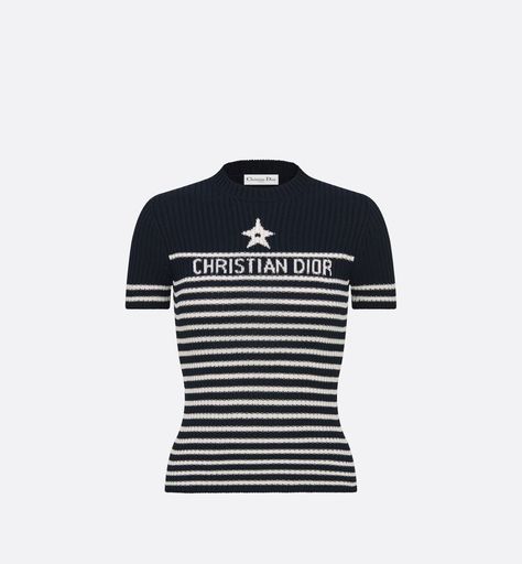 Dior T Shirt, Dior Shirt, Christian Dior Couture, Dior Couture, Total Look, Boutique Online, Ribbed Knit Sweater, Kpop Fashion Outfits, Capsule Collection