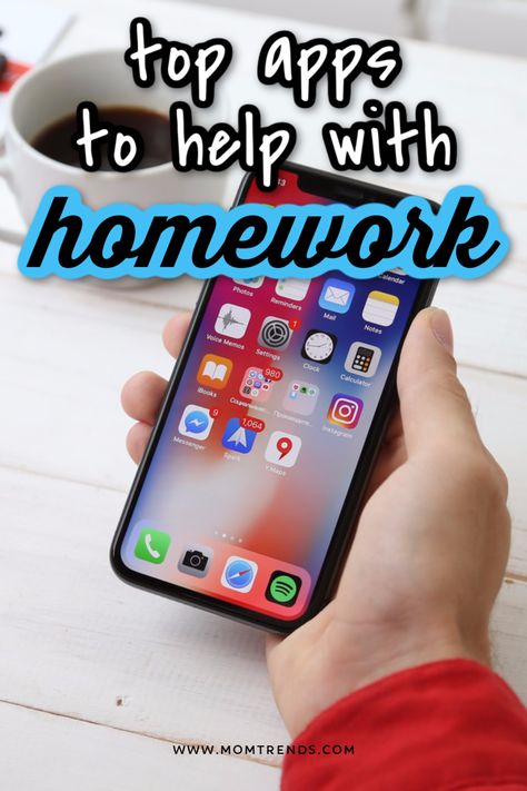 Apps For Homework, Homework Apps, Apps To Help With School Work, Helpful Apps For Students, Homework Help Apps, Apps Needed For Students, Parents Helping With Homework, Thesis Statement Examples, College Homework