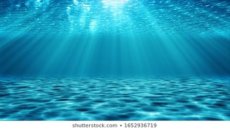 3d Underwater Scene, 3d Underwater, Realistic Illustration, Underwater Scene, Underwater Sea, Light Rays, Kids Bath, Miniature Painting, Deep Sea