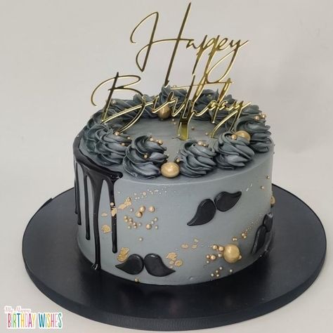 Cake For 21st Birthday Men, Cake For Birthday Men, Mens Cake Design, Cakes For Father Birthday, Cake Design For Father Birthday, Simple Cake Design For Men, Boys Cake Designs Birthday, Cake Design For Dad Birthday, Birthday Cake Design For Boyfriend