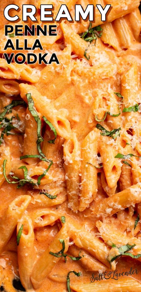 Vodka Recipes Easy, Penne Alla Vodka, Dinner Recipies, Alla Vodka, Vodka Recipes, Vodka Sauce, Pasta Dinners, Pasta Dinner Recipes, Italian Dinner