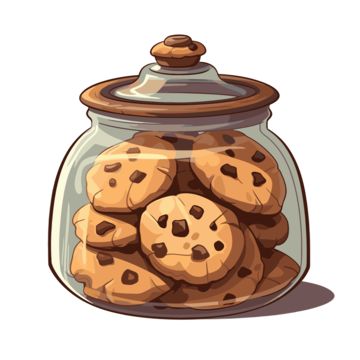 sticker clipart cartoon cookies in jar in glass jar isolated on white,sticker,clipart,cartoon Cookies In Jar, Jar Drawing, Sticker Clipart, World Emoji, Cookie Clipart, Cartoon Cookie, World Emoji Day, Father Images, Summer Banner