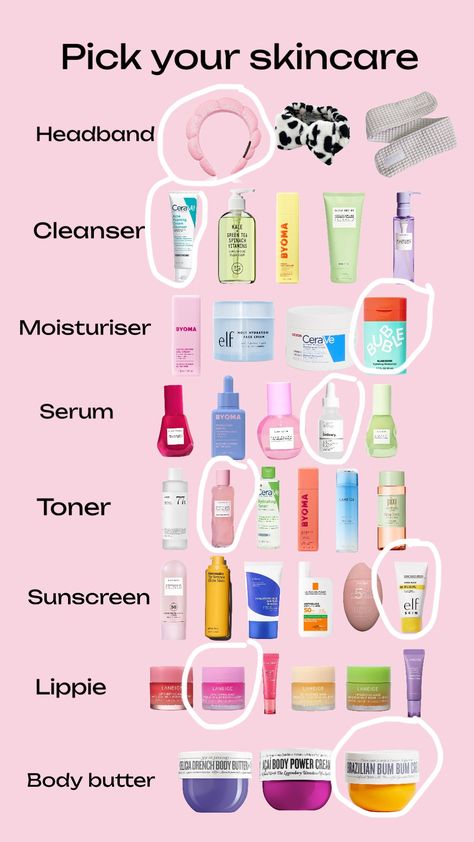 My skincare✨ Skin Care Routine Daily, Skincare For Teens, Body Scents, Best Drugstore Products, Elf Face, Routine Daily, Everyday Skincare, Natural Face Skin Care, Drugstore Skincare