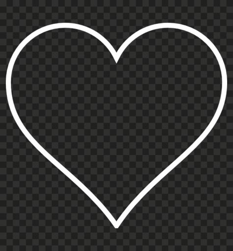 White Heart Png For Editing, White Heart Transparent Background, Love Shape Png, Heart Png For Editing, Heart Overlay Png, Heart Outline Drawing, White Heart Icon, White Heart Png, Transparent Heart Png