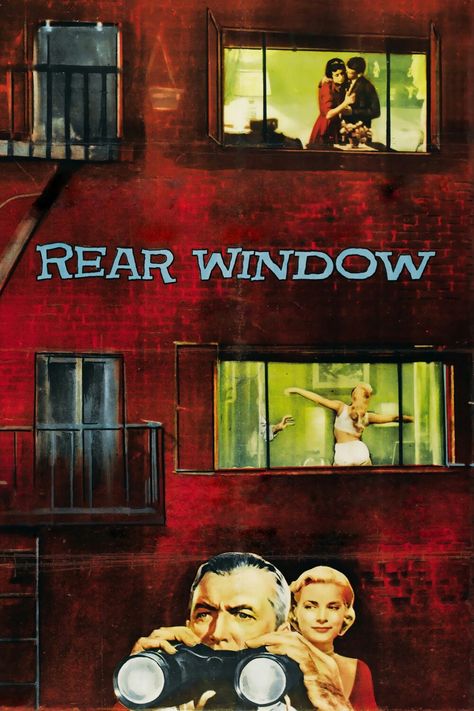 Rear Window Movie, Rear Window 1954, Top Rated Movies, Thriller Movie, Movies 2019, Watch Tv Shows, Tv Shows Online, Rear Window, Hd Movies