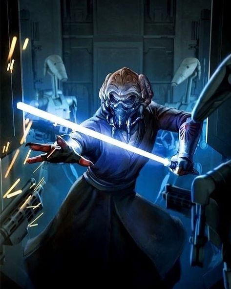 853 Likes, 3 Comments - Star Wars (@swouterrimempire) on Instagram: “Master Plo Koon.  #starwars  Artist unknown” Star Wars Clones, Plo Koon, Le Vent Se Leve, Sabre Laser, Star Wars Background, Star Wars Character, Battle Droid, Cuadros Star Wars, Star Wars Concept Art