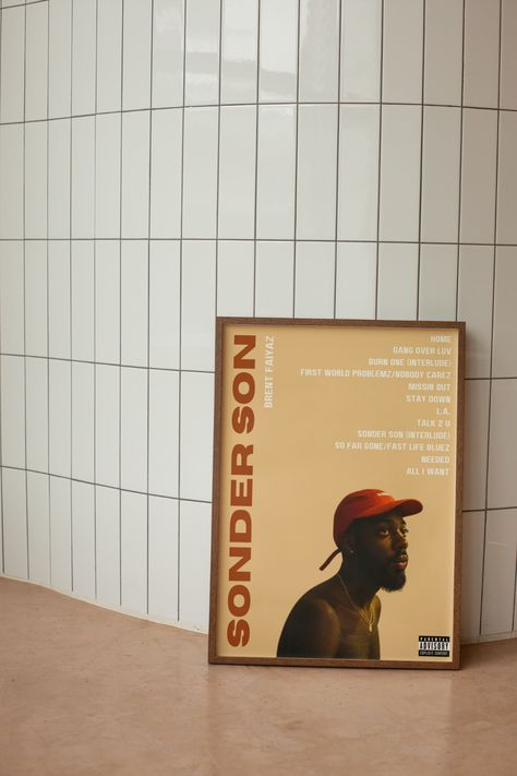 Brent Faiyaz Sonder Son, Brent Faiyaz Sonder, Brent Faiyaz Poster, Sonder Son, Album Tracklist Poster, Tracklist Poster, Album Tracklist, Album Posters, Brent Faiyaz