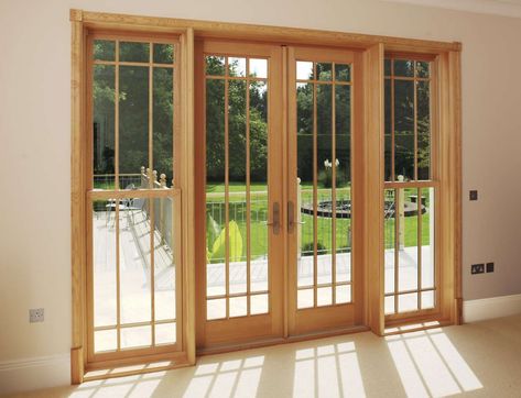 Wood Patio Doors, Wooden Patio Doors, Balcony Door, Wood French Doors, French Balcony, Front Door Design Wood, Door Display, Wooden Main Door, Wooden French Doors