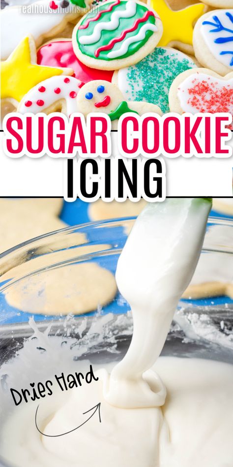 Cookie Icing That Hardens, Decorate Christmas Cookies, Sugar Cookie Icing Recipe, Cookie Icing Recipe, Perfect Sugar Cookies, Decorate Christmas, Sugar Cookie Icing, Royal Icing Recipe, Sugar Cookie Frosting