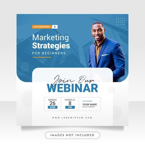 Live Webinar Poster, Elegant Poster Design Inspiration, Webinar Poster Design Ideas Creative, Webinar Social Media Post Design, Creative Webinar Poster Design, Webinar Banner Design, Online Webinar Poster Design, Webinar Creative Ads, Webinar Poster Design Ideas