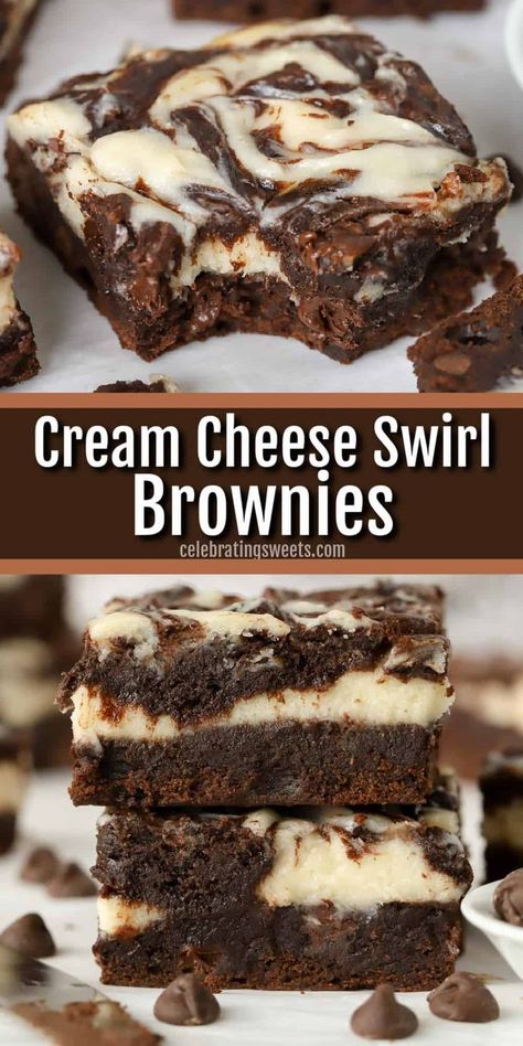 Heath Brownies Recipes, Cream Cheese Pecan Bars, Cream Cheese Swirl Brownies, Recipe Brownies, Cream Cheese Swirl, Cheese Brownies, Viral Recipes, Cream Cheese Brownies, Brownies Recipe Homemade