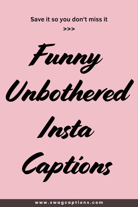 Ready to add a touch of humor to your Insta game? Check out these Funny Unbothered Insta Captions for the perfect blend of sass and wit. Whether you're chilling with friends or just enjoying a lazy day, these captions will keep your feed light-hearted and fun. Embrace the good vibes and show off your unbothered attitude with captions that make everyone smile! Unbothered Captions, Attitude Captions, Insta Captions, Quotes For Instagram, Lazy Day, Instagram Captions, Level Up, Good Vibes, The Good