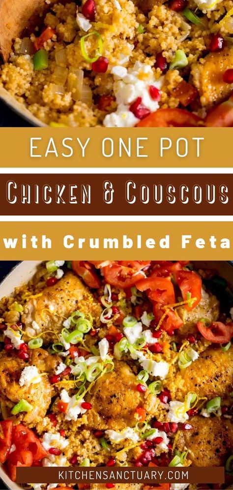 Chicken And Cous Cous Recipes, Easy Chicken Couscous Recipes, Chicken Thigh And Couscous, One Pot Chicken And Couscous, Greek Chicken With Couscous, Couscous And Kale Recipes, Chicken Cous Cous Recipes, Chicken Thigh Couscous Recipes, Dinner Recipes Couscous