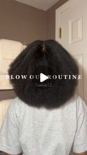 Somya | Natural Hair on Instagram: "Blow Out Routine ft. @twelve12___   I officially made it to 1 year post big chop on June 16th, so of course I had to do a blow out for a length check/trim  Health is always my #1 priority, so I used a plant-based haircare line for this routine. The hair mist provided moisture, easy detangling, & heat protection all in one. Followed with the scalp oil, which helps relieve the scalp of dryness & flakiness   Products Used: •Shampoo Minty Scent •Conditioner Minty Scent •Hair Mist Detangle and Protect •Scalp Oil  #blackgirlhair #naturalhair #type4hair #shortnaturalhair #blowout #blowoututorial #blowdry #blowdrytutorial #bigchopjourney" Braids On Blown Out Hair, Blowdrying Tips For Natural Hair, Dominican Blow Out On Natural Hair Before And After, Natural Hair Styles Easy 4c Blown Out, Blow Out Black Natural Hair, Blowout On Short Natural Hair, Blow Dried Twist Out Natural Hair, Wash And Blow Dry Natural Hair, Blow Out Styles For 4c Hair