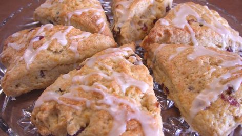 Moist Scones, Ina Garten Recipe, Barefoot Contessa Recipes, Cranberry Orange Scones, Cranberry Scones, Orange Scones, Ina Garten Recipes, Orange Glaze, Barefoot Contessa