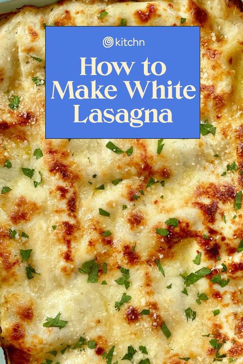 White Spinach Lasagna Recipe, Lasagna Recipe Alfredo, White Cheese Lasagna, No Tomato Lasagna Recipe, White Lasagna Recipe Sausage, Best White Lasagna Recipe, White Lasagna Sausage, White Lasagna Recipe Vegetarian, White Lasagna With Italian Sausage