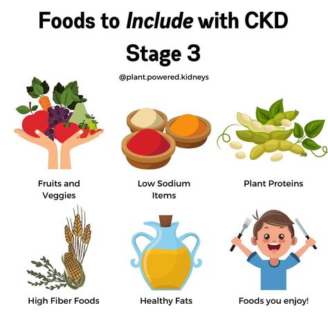 With a diagnosis of CKD stage 3, you may be left feeling like there are a lot of restrictions. ⁠ ⁠ Don’t fret, there is a lot you can eat during this stage!⁠ ⁠ Foods to include are: ⁠ ⁠ 🥬 fruits and vegetables ⁠ ⁠ 🧂 low sodium items like herbs and spices⁠ ⁠ 🥜 safe amounts of plant based protein sources⁠ ⁠ 🥖 high fiber foods like whole grains ⁠ ⁠ 🥜 healthy fats like nuts and seeds⁠ ⁠ .... and of course, foods that you enjoy! ⁠ ⁠ My latest blog post has your full list of foods to include with Ckd Diet Recipes, Ckd Diet, Kidney Healthy Foods, Ckd Recipes, Kidney Diet Recipes, Kidney Friendly Recipes Renal Diet, Healthy Kidney Diet, Healthy Fats Foods, Renal Diet Recipes