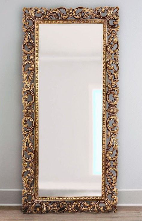 Wall Mirror Diy, White Wall Mirrors, Gold Framed Mirror, Wall Mirrors Set, Bathroom Decor Luxury, Modern Wall Mirror, Modern Mirror Wall, Mirror Design Wall, Large Wall Mirror