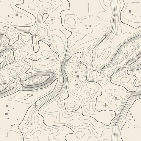 Premium Vector | Seamless vector topographic map background line topography map seamless pattern contour background geographic grid mountain hiking trail over terrain seamless wavy pattern Topography Analysis, Topography Pattern, Topographic Art, Aesthetic Map, Mountain Map, Topographic Map Art, Topography Map, Mountain Pattern, Map Tattoos