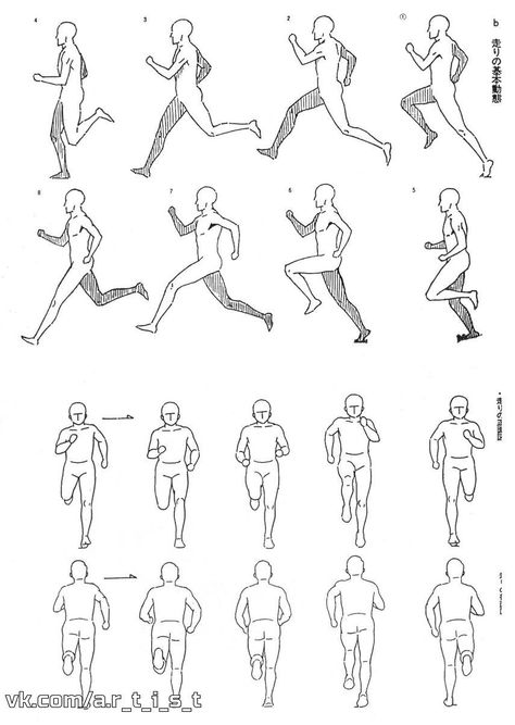 Running Poses, Running Drawing, Animation Drawing Sketches, Walking Animation, Learn Animation, Sketch Note, Frame By Frame Animation, Sketch Poses, Animation Art Sketches