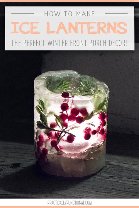 Ice Candles, Ice Lanterns, Ice Candle, Head Board, Front Porch Decor, Crafts Kids, Christmas Lanterns, Cool Ideas, Main Game