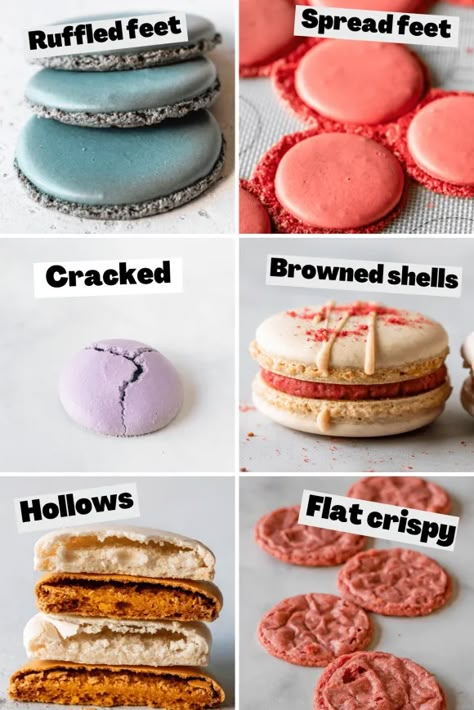 Macaroons Flavors, Easy Macaroons Recipe, Pies And Tacos, French Macaroon Recipes, Macaron Filling, Patisserie Fine, Macaroon Cookies, Macaron Cake, Macaron Flavors