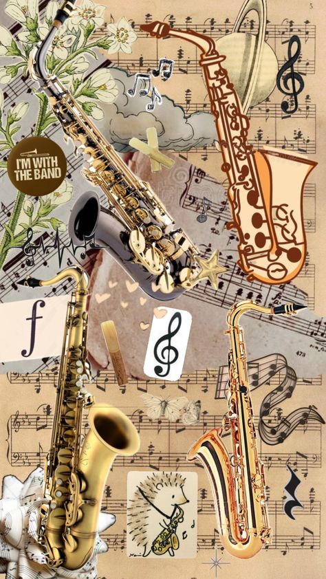 🎷🕺💃🏼 #saxophone #music #marchingband #highschool #band Music, Collage, Saxophone Music, Your Aesthetic, Connect With People, Creative Energy, Musical, Energy, Band