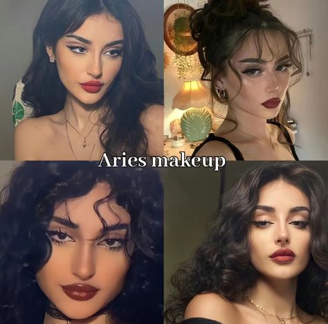 Makup Looks, Aries Aesthetic, Dark Makeup Looks, Makeup Order, Types Of Makeup, Makeup Eye Looks, Dark Makeup, Creative Makeup Looks, Makeup Makeover